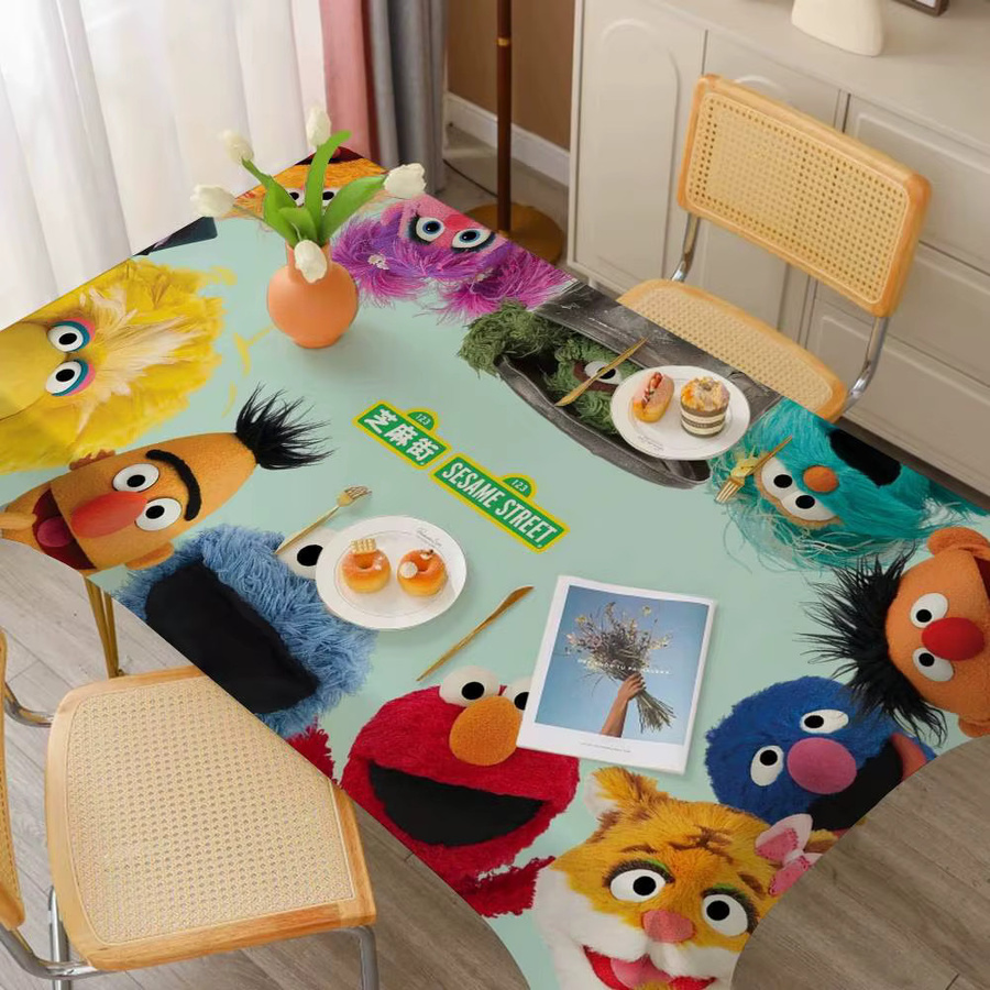 Wasserdichte rechteckige Tischdecke von Potdemiel in Multicolor für dein Esszimmer und deine Party-Dekoration - Bild 2