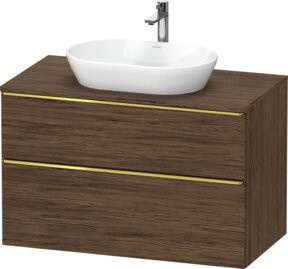 Duravit Waschtischunterschrank D-Neo in Braun Matt, B: 100 cm, T: 55 cm - Bild 1