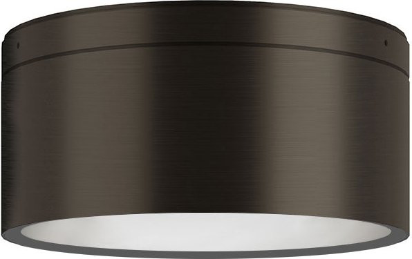 Top Light Puk! 160 One Avantgarde LED-Deckenleuchte in Schwarz und Holz mit mattiertem Glas (2700K Warmweiß) - Bild 1