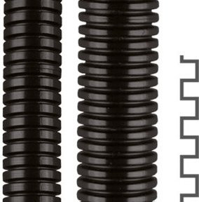 Flexa Kunststoff-Wellschlauch ROHRflex-PA6AD15,8gr in Schwarz und Grau - Bild 1
