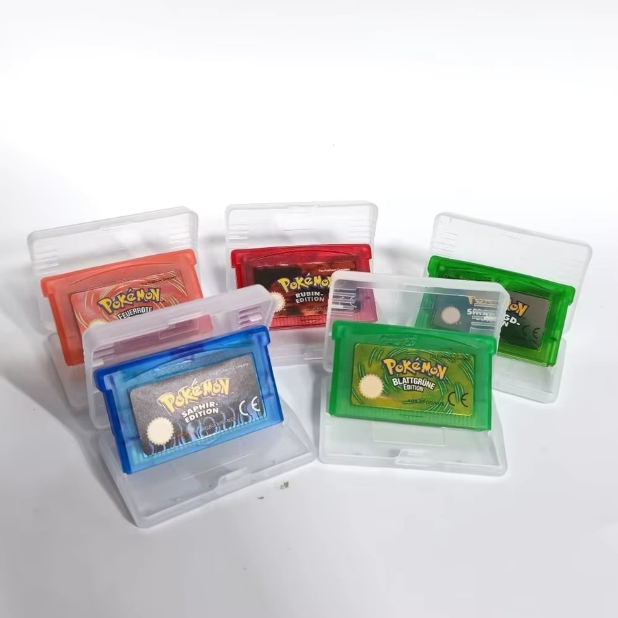 Bandai Pokémon GBA Spielkarte, Emerald FireRed LeafGreen Ruby Sapphire, Glänzendes Etikett - Bild 4