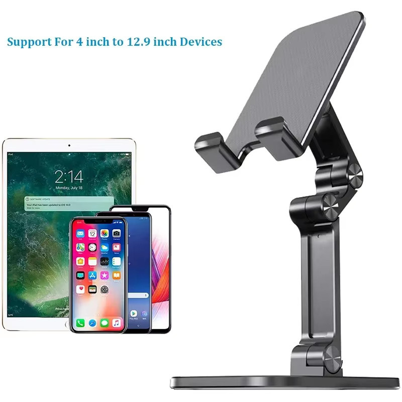 YANGGLOB Faltbare Schreibtisch-Handyhalterung für iPhone und iPad, Flexibel verstellbarer Tablet-Halter aus ABS-Material, Farbe: Grün - Bild 2