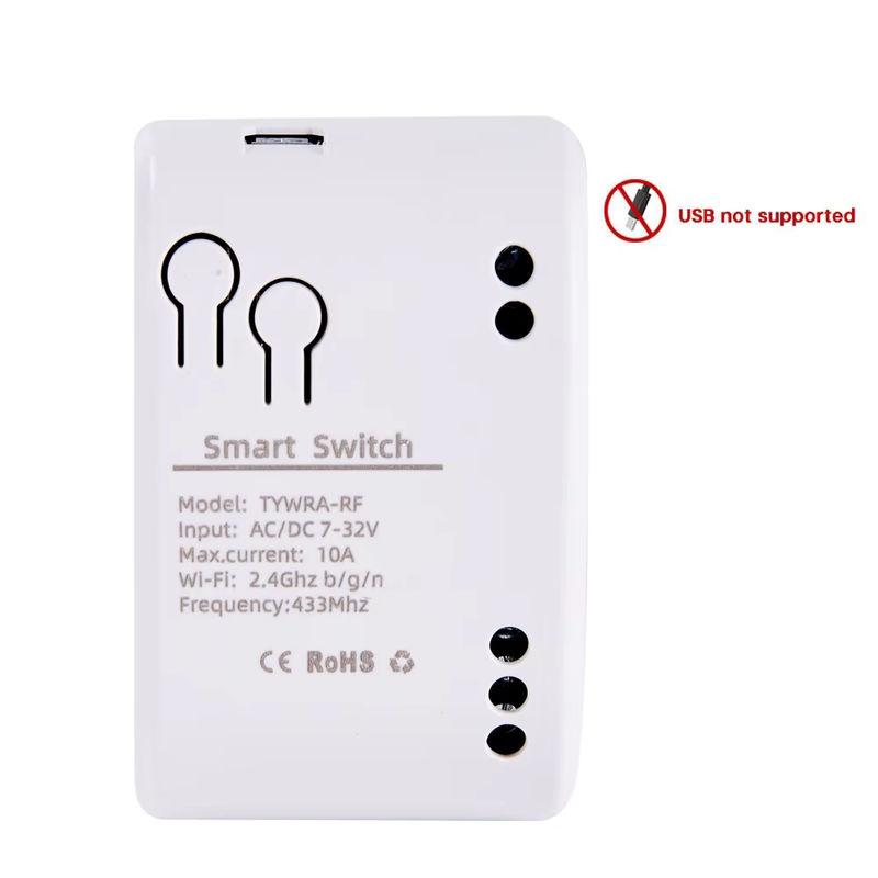 Tuya Smart WiFi 1CH Schalter Relais Modul mit App-Fernbedienung und RF433 Empfänger, kompatibel mit Google Home und Alexa, 220V 10A - Bild 2