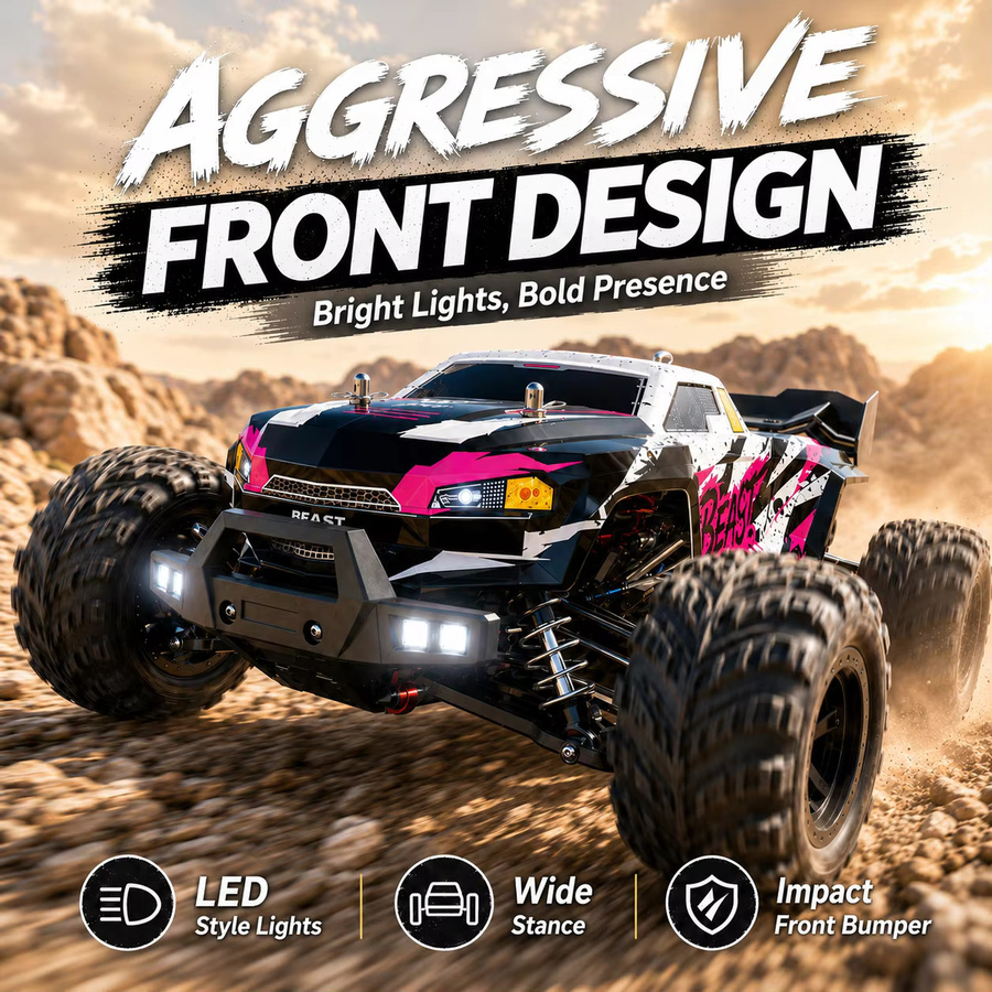 ZNLYRION RC-Truck Offroad-Monster, ferngesteuert, ab 14 Jahren - Bild 5