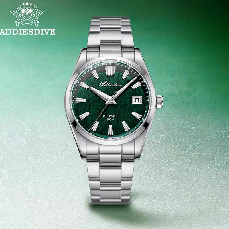ADDIESDIVE Armbanduhr Automatik, Edelstahl, Schwarz, Herren - Bild 5