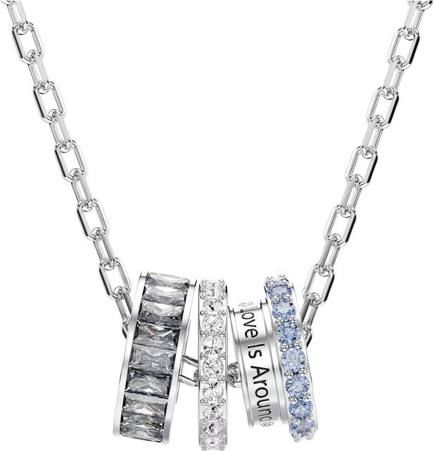 Swarovski Connexus Anhänger Halskette, Silber, Zirkonia, Damen - Bild 1