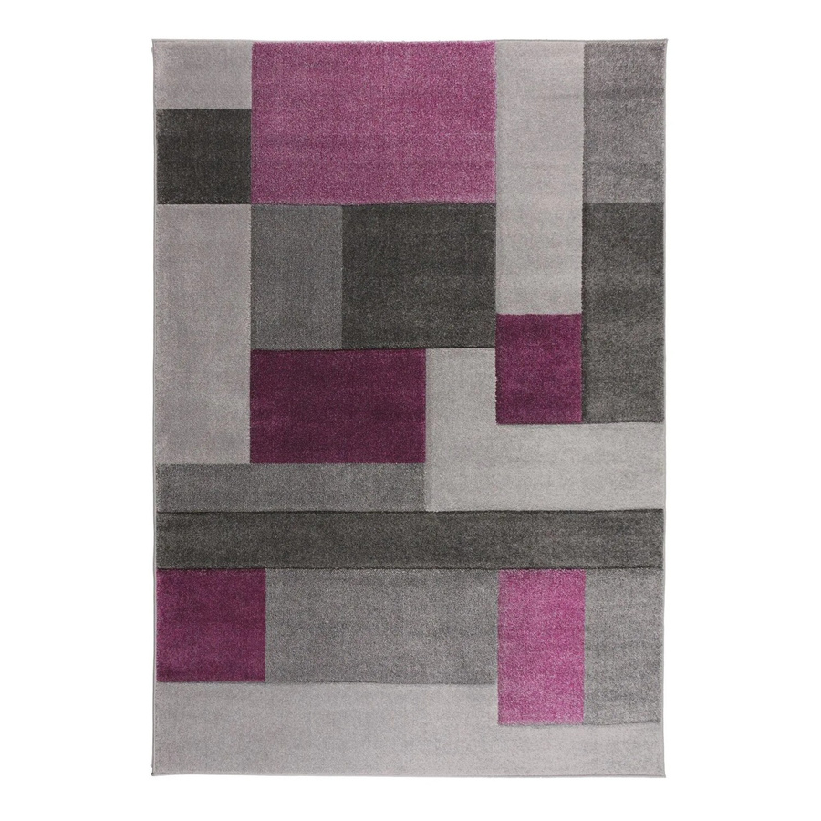 Flair Rugs Kurzflorteppich Cosmos in Lila-Grau, B/T: 120 x 170 cm - Bild 2