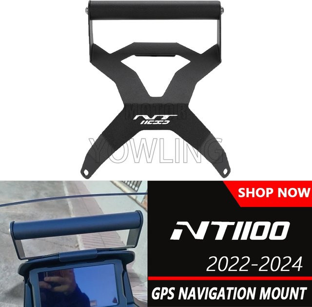 GPS-Navigationshalterung für Honda NT1100 (2022 - 2024) in Schwarz - Bild 1