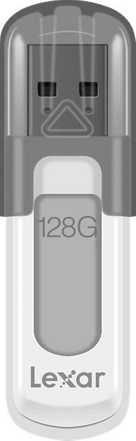 Lexar JumpDrive V100 USB-A Flash-Laufwerk 128GB Weiß - Bild 1