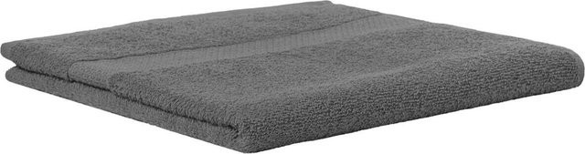 POCOline Duschtuch Lia aus Baumwolle in Anthrazit, Breite: 65 cm, Länge: 130 cm - Bild 1