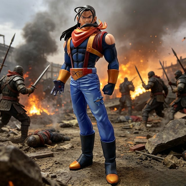 Bandai Dragon Ball Z Super 17, Actionfigur, 33cm, Kunststoff - Bild 1