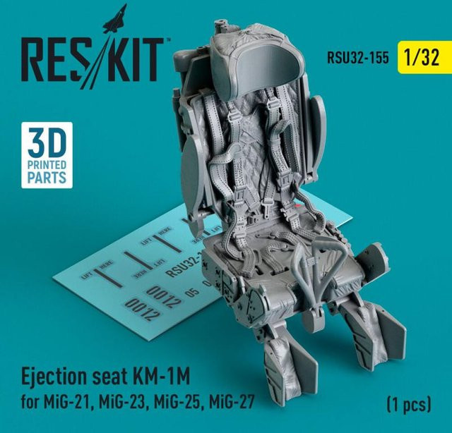 ResKit Models Ejection seat KM-1M for MiG-21, MiG-23, MiG-25, MiG-27, 1-teiliges Set - Bild 1