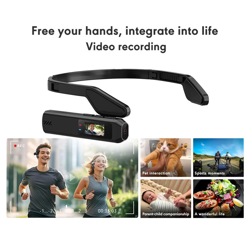 OnePlus Action Camera 4K Ultra HD Weitwinkel Sportbrillen-Kamera in Schwarz für Freihändige Erst-Personen-Perspektiven und Vlogging - Bild 3