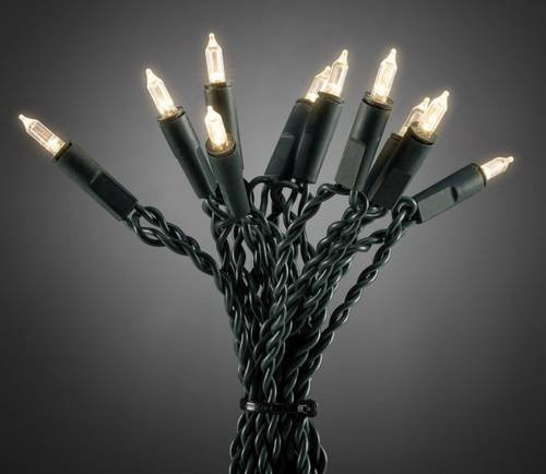 Konstsmide Mini-Lichterkette One String mit 100 warmweißen LEDs für den Innenbereich in Grün - Bild 1