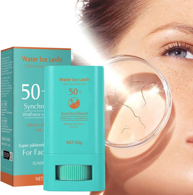 Water Ice Levin Sonnenschutzstift SPF 50+, Aloe Vera, Gesicht & Körper, Unisex - Bild 1