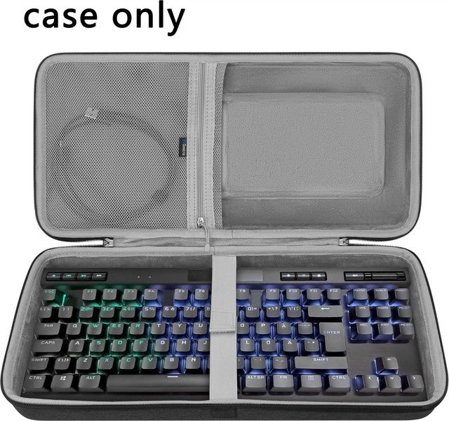 Geekria Tastaturhülle für 87-Tasten-Gaming-Tastaturen, kompatibel mit Corsair K70 RGB TKL und K63, inklusive Maus-Kombination - Bild 1