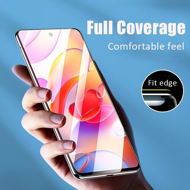 Honglilai 3er-Set Panzerglas Display Schutzfolie für Redmi Note 9 Pro 9S 9T 8 8T 7 10 Pro 9A 9C 10 8A in Transparent - Bild 2