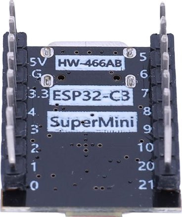 APWIKOGER ESP32 C3 SuperMini Entwicklungsboard mit WiFi und Bluetooth in Schwarz - Bild 1