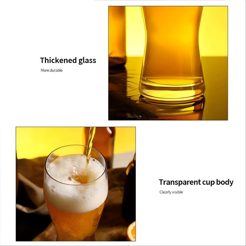 HeY LiLac Eli Premium Craft Beer Glas, transparentes bleifreies Kristallglas, 470 ml - Bild 5
