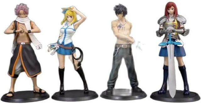 Bandai Fairy Tail Actionfiguren Statue Modell, PVC, Bunt / Mehrfarbig - Bild 1