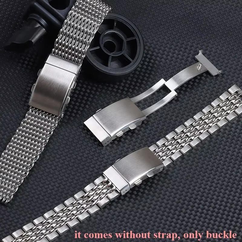 HQstrap Uhrenverschluss Edelstahl, Silber, Unisex - Bild 4