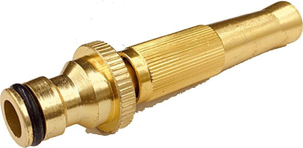 Einstellbare Hochdruck-Sprühdüse für den Garten als Sprühsprinkler in Gold - Bild 1