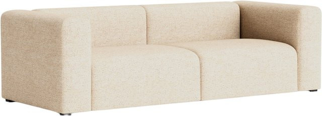 HAY Mags 2,5-Sitzer Sofa Kombination in Beige mit Stoffbezug und Massivholzrahmen - Bild 1
