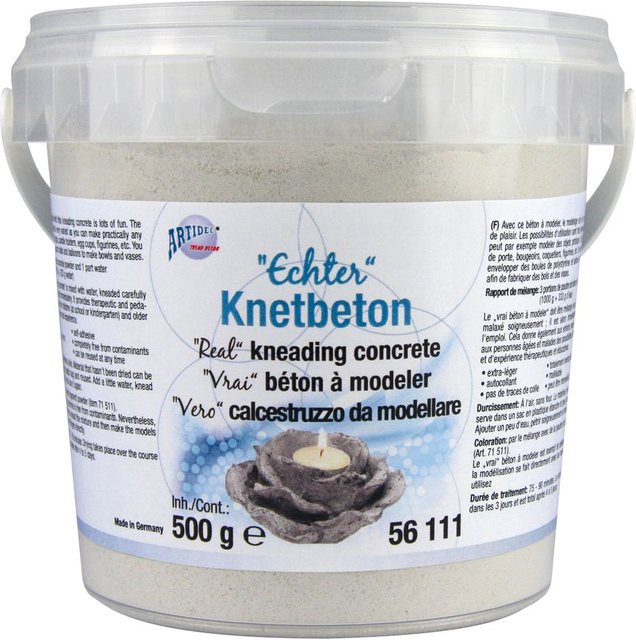 CREARTEC Knetbeton sandfarben Grau - Bild 1