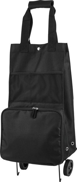 W5 Faltbare Einkaufstrolleytasche in Schwarz - Bild 1