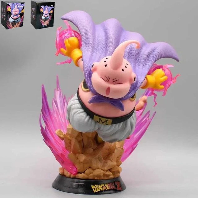 Yiran toy 1 Dragon Ball Z Majin Buu Figur mit Licht PVC Statue 19cm - Bild 1