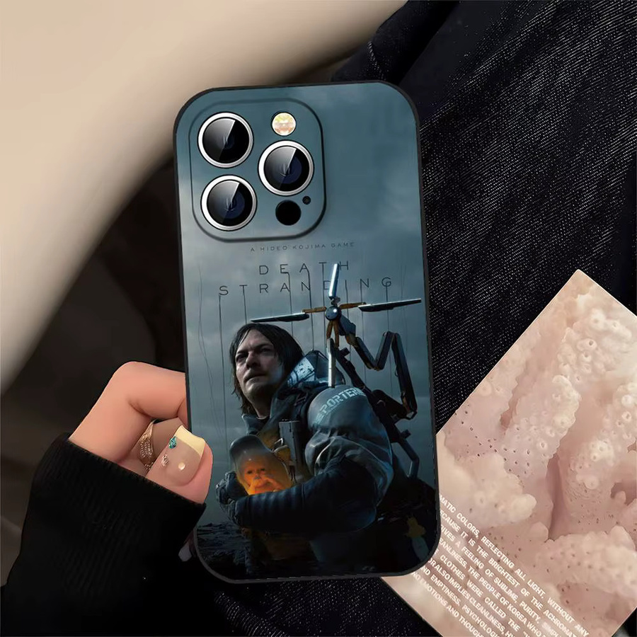 D-Death-Strandings Gaming-Handyhülle für Apple iPhone in Mehrfarbig, mattierte weiche Silikonhülle - Bild 2
