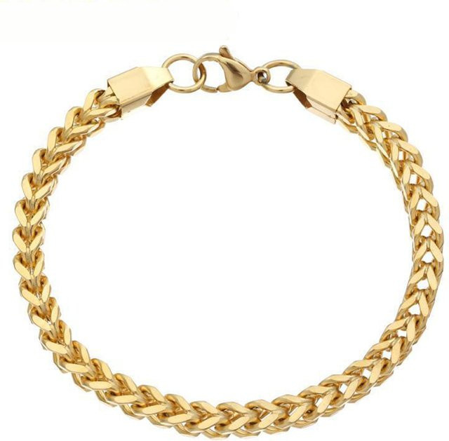 Armband Edelstahl, Gold, Unisex - Bild 1
