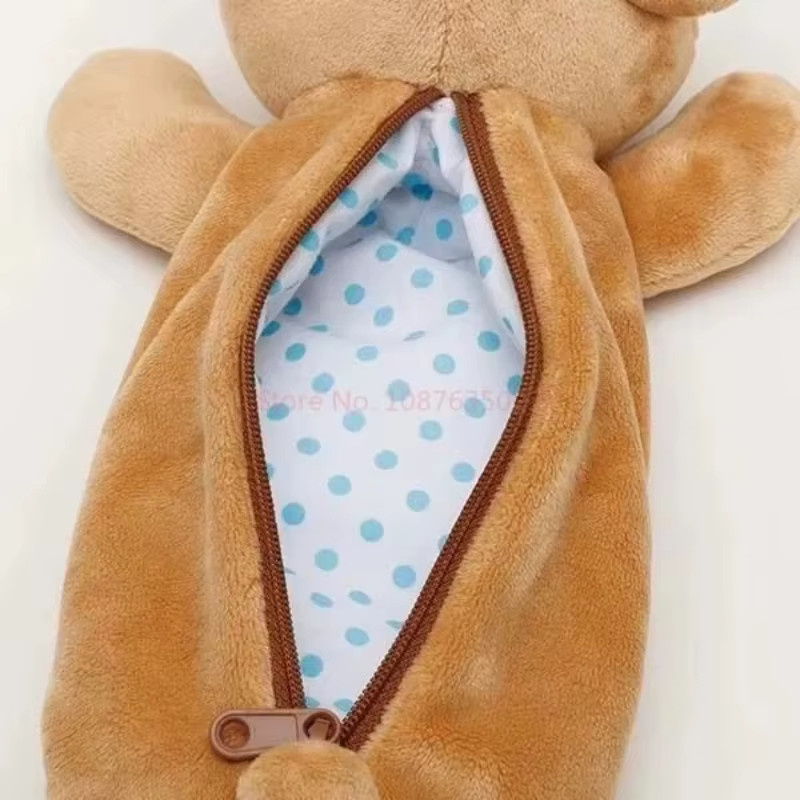 Rilakkuma Federmäppchen Gelb mit niedlichem Cartoon-Design für Schule und Büro - Bild 2
