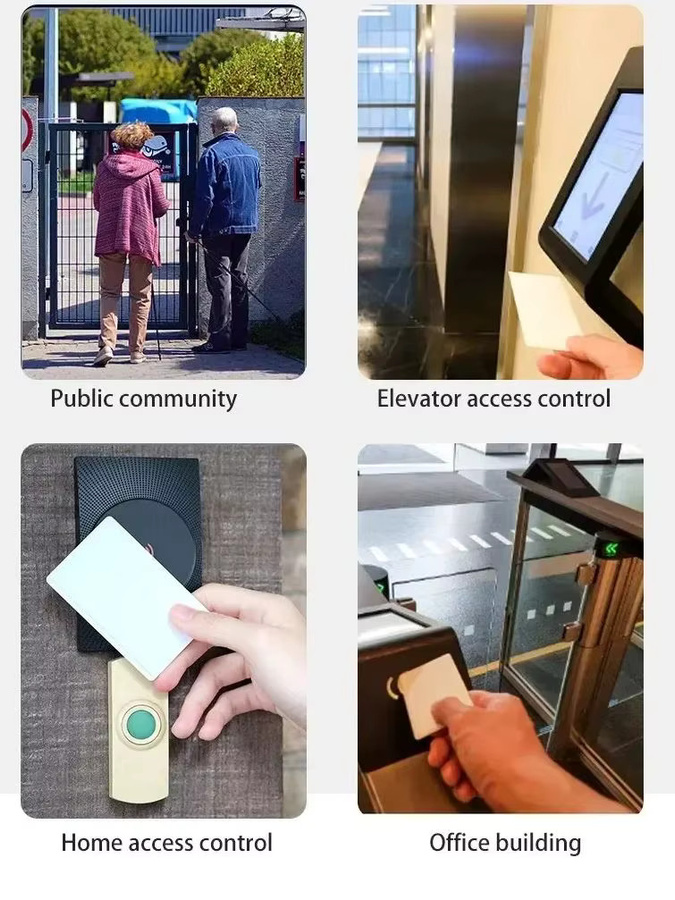 Wiederbeschreibbare RFID Smart Karten 125 KHz T5577 5200 EM4305 für Access Control zum Lesen und Schreiben, Weiß - Bild 3