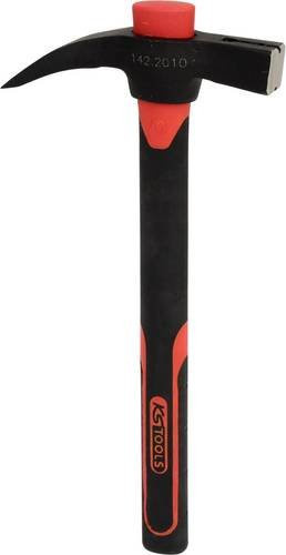 KS Tools Klauenhammer mit Fiberglasstiel in Schwarz, 920g - Bild 1