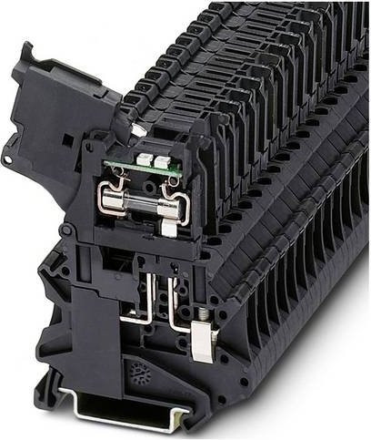 Phoenix Contact Sicherungsreihenklemme UT 4-HESILED 24 Schwarz 50 Stück - Bild 2