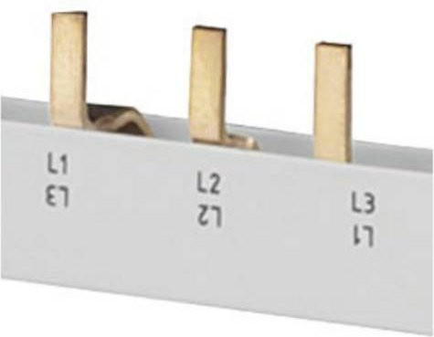 Siemens 5ST3744 Stiftsammelschiene berührungssicher 10mm2 3x 1-phasig+HS 63A Länge: 101,6 cm - Bild 1