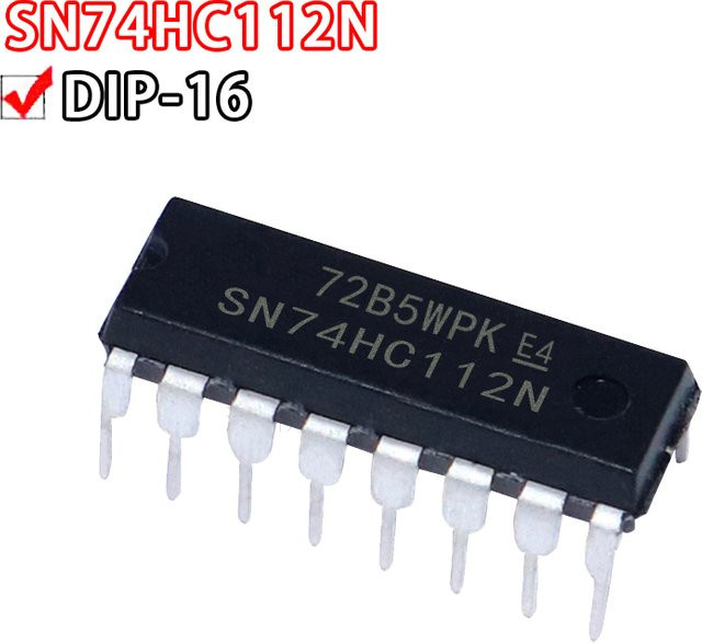 10er Set Si Tai&SH Logik-ICs SN74HC-Serie DIP-16 in Schwarz - Bild 1