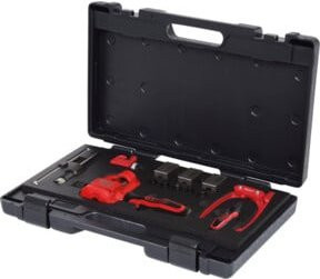 KS Tools FLAREFIX 1 Universal-Bremsleitungs-Bördelgerät-Satz mit Hydraulik-Spindel, 16-teilig - Bild 1