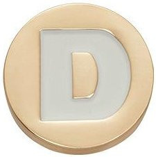Schuhanhänger Buchstaben, Gold, Beige, Unisex - Bild 1