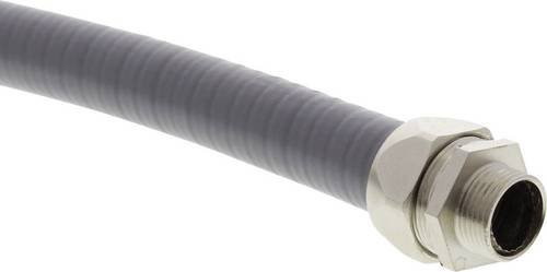 Wiska Schutzschlauch BMCG-PVC-S-21-LG in Grau, Durchmesser: 20,5 mm, Länge: 30 m - Bild 1