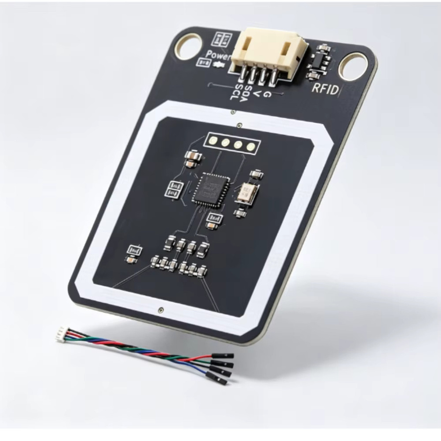 NullLab RFID-Modul 13,56 MHz mit I2C-Kommunikation 0X28-Adresse in Schwarz, kompatibel mit ESP32, Microbit, Arduino und Raspberry Pi - Bild 4