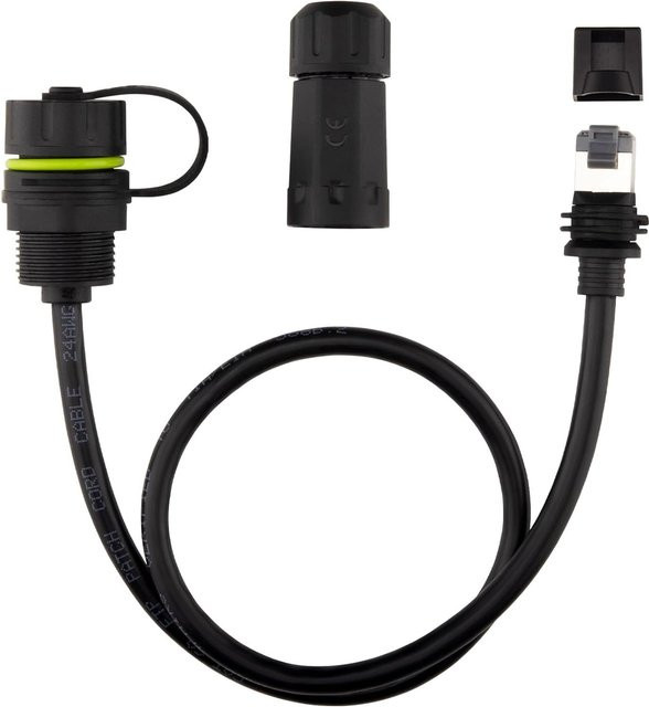Starlink Ethernet Adapter Gen 3 und Mini RJ45 Kabelverlängerung IP68 wasserdicht Schwarz - Bild 1
