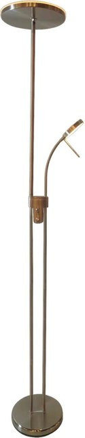 POCOline LED-Stehlampe Sydney in Silber Satin-Nickel aus Metall, B/T/H: 25 x 25,5 x 180 cm - Bild 1