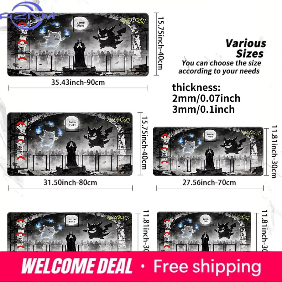 Potdemiel Pokémon TCG Spielmatte Gengar & Gengar Ghost Moon Ritual, Spielmatte - Bild 2