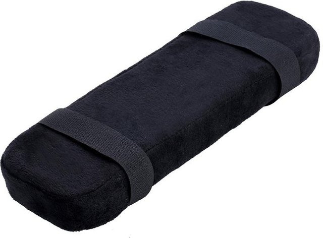 Love Home Garden Armlehnenbezug aus Memory Foam in Schwarz für Home-Office-Stühle, 1 Stück - Bild 1