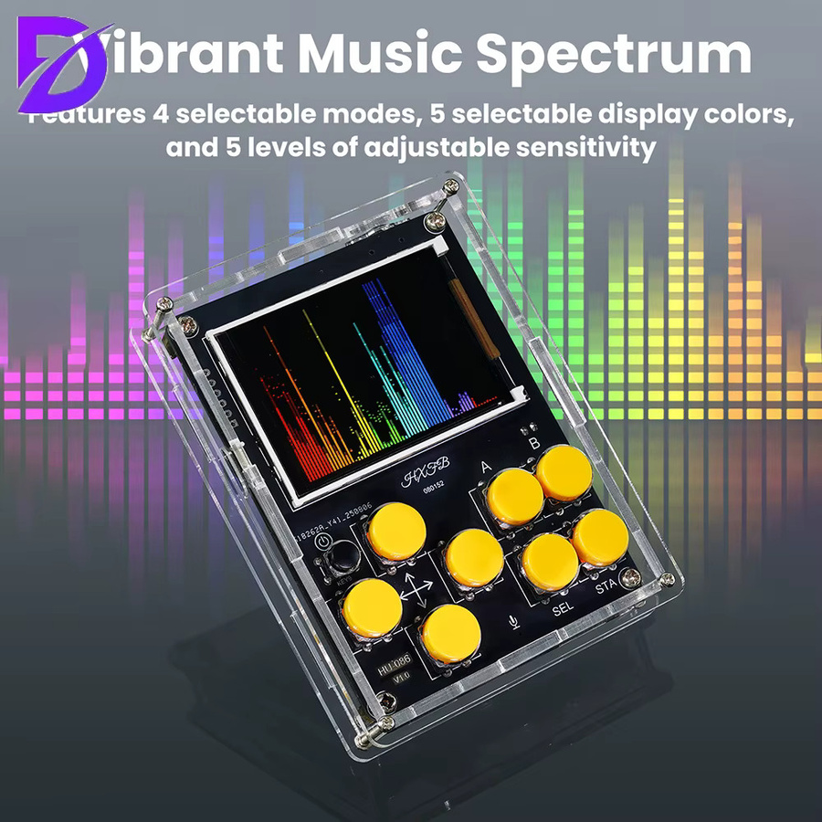 Diymore DIY Elektronik-Bausatz Multifunktionale Handheld-Spielkonsole mit LCD-Display und Wetteruhr zur Schweiß-Praxis - Bild 2