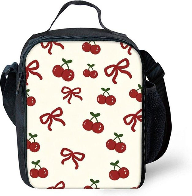 Isolierte Lunchtasche von Fancy Style Studio mit 2D Cartoon-Motiv und Tragegurt, Farbe: Weiß - Bild 1