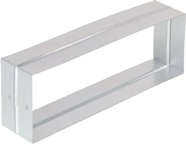 Subtiel Flachkanal Universalverbinder in Silber, B/H: 300 x 90 mm - Bild 1
