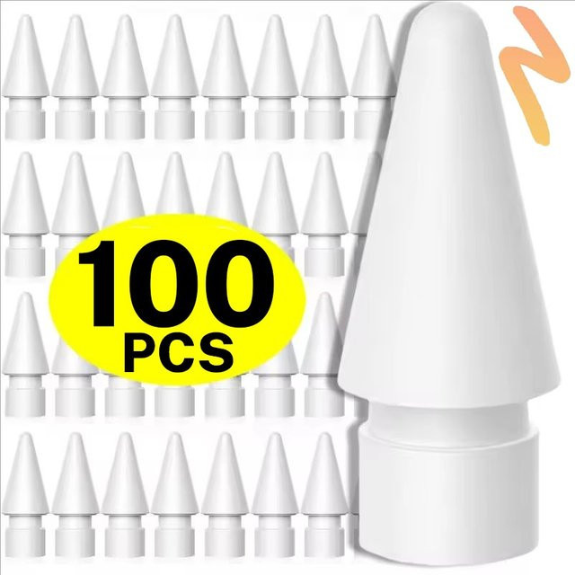 10 Stück robuste Ersatzspitzen für Apple Pencil 1. und 2. Generation in Weiß - Bild 1